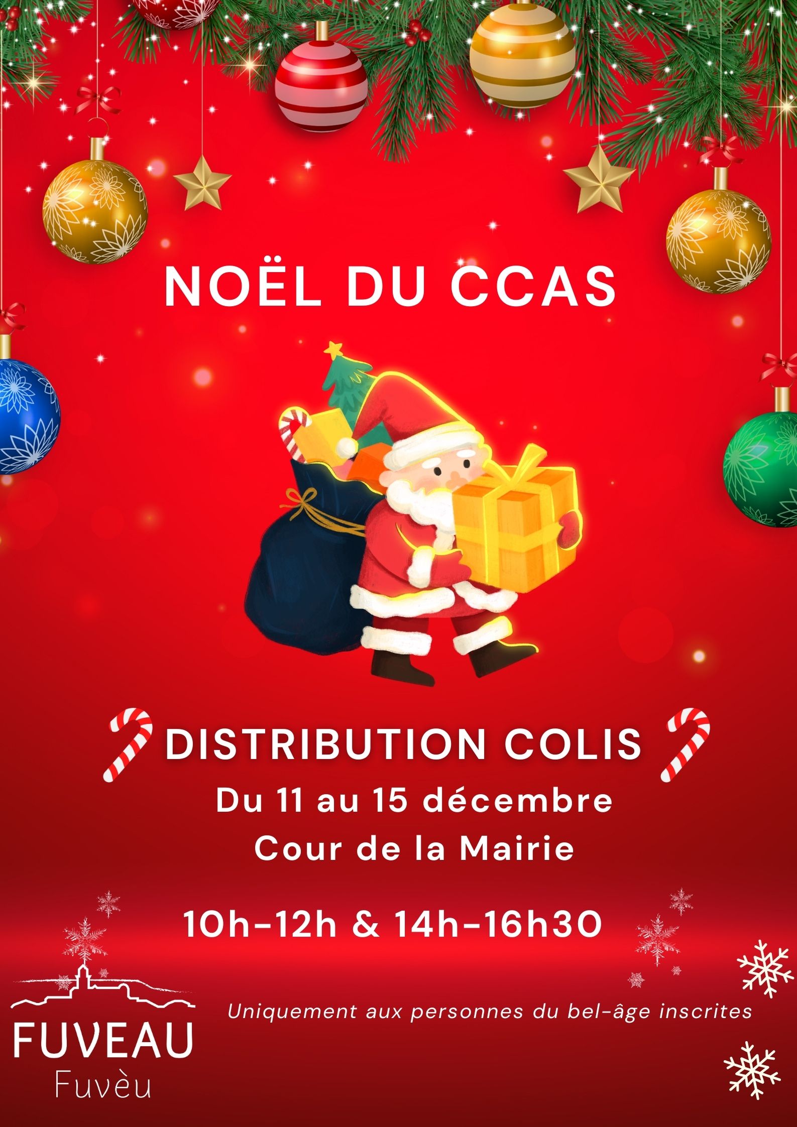Distribution Colis de Noël